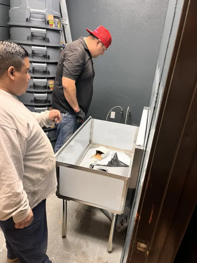 Commercial plumbing and sink installation in Fairways